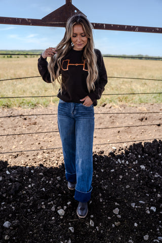 womens-horse-bit-bronze-sweatshirt-6