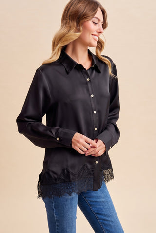 The Marnie Lace Trim Top