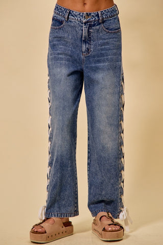 The Lace Up Jean