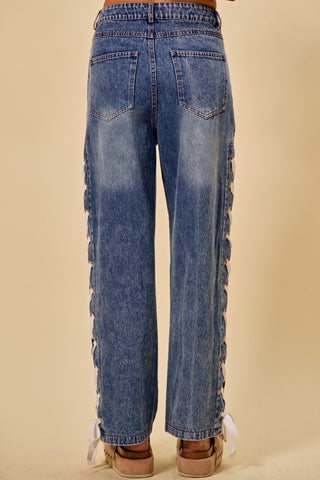 The Lace Up Jean