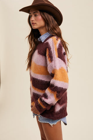 The Tyra Brushed Camo Sweater