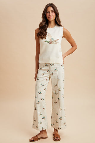 The Mallard Sweater Vest {Ivory}