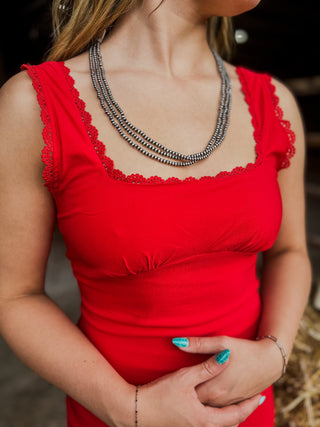 womens-red-mini-lace-trim-dress-5