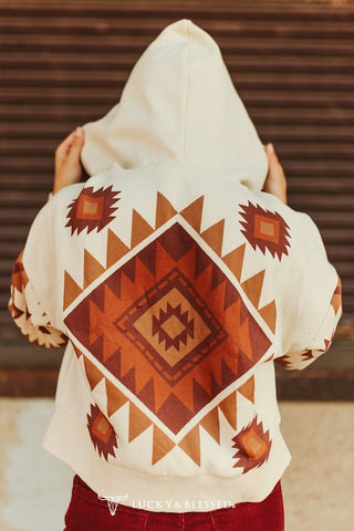 The Buckeye Aztec Jacket {Khaki}