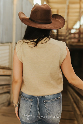 The Snaffle Bit Sleeveless Sweater