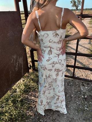 The Queen Of The Rodeo Maxi Dress