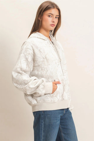 The Oversized Camo Jacket {Gray}