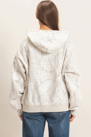 The Oversized Camo Jacket {Gray}