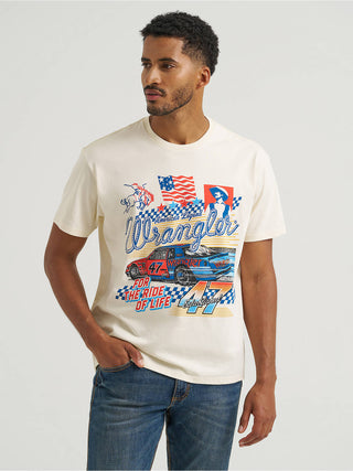 Wrangler Men's Vintage Race Car SS Tee - Wrangler 3