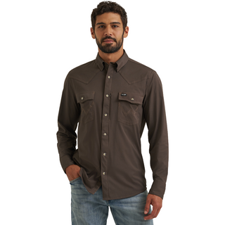 Wrangler Men's ATG Technical LS Pearl Snap - Wrangler 1