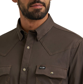 Wrangler Men's ATG Technical LS Pearl Snap - Wrangler 11