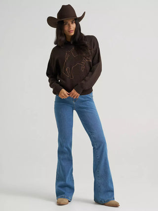 Wrangler Canyon Buckin Bronc Sweater {Brown}