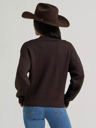 Wrangler Canyon Buckin Bronc Sweater {Brown}