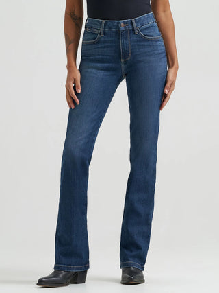 Wrangler Women's Bespoke High Rise Bootcut Jean (Lacey)