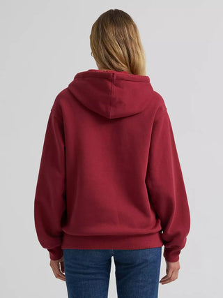 Wrangler Retro Wide Open Spaces Hoodie {Burgundy}