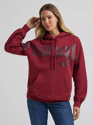 Wrangler Retro Wide Open Spaces Hoodie {Burgundy}