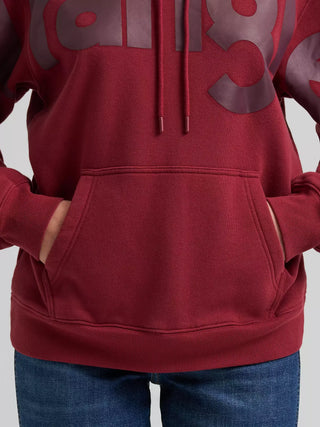 Wrangler Retro Wide Open Spaces Hoodie {Burgundy}