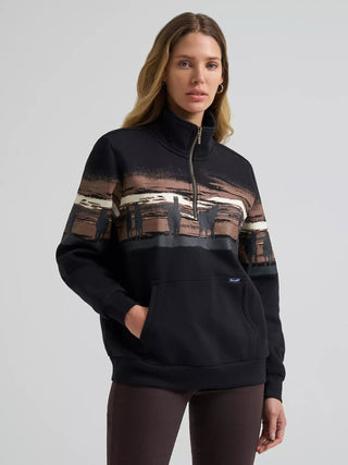 Wrangler Women's Wild West Horse Pullover - Wrangler 1