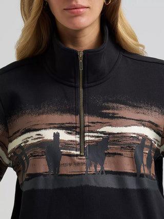 Wrangler Women's Wild West Horse Pullover - Wrangler 3