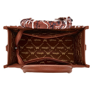 Wrangler Braided Paisley Bandana Tote - Wrangler 4